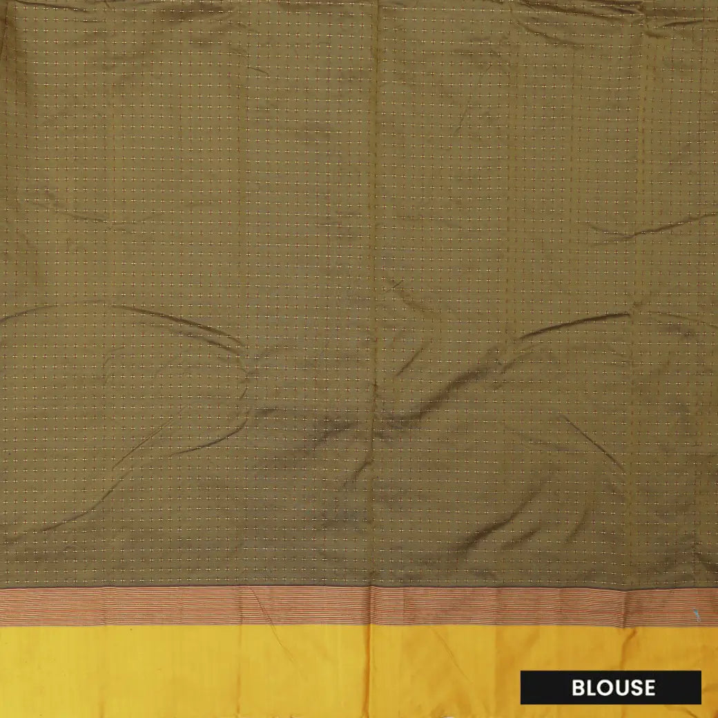 Purple With Golden Border  Arani Silk Saree