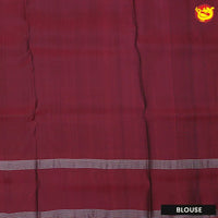 Navy blue with maroon yuvana soft silk saree - Thenianantham