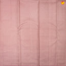 Pastel With Checked Floral Motifs Copper And Gold Mixed Zari Border Pure Kanjivaram Subhalaya Wedding Silk Saree - Thenianantham