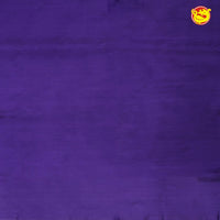 Purple Banana Pith Saree With Running Blouse - Thenianantham