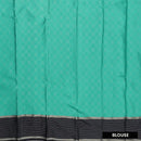 Green With  Black border  Arani Silk Saree