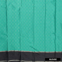 Green With  Black border  Arani Silk Saree