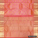 Orange With Gold Zeri Subalaya Wedding Silk Saree