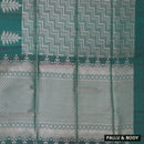 Bottle green Soft Silk Saree