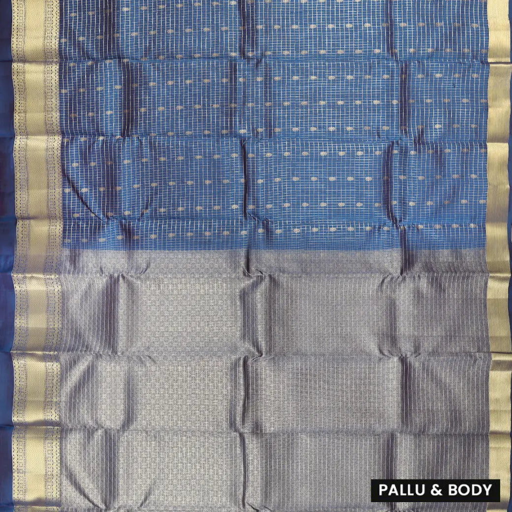 Navy Blue Colour Soft Silk Saree