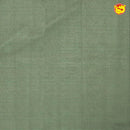 Light Olive Green Pure Organza Silk With Hand Embroidered Work Saree - Thenianantham