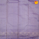 Turquoise with light purple pure Kanchivaram silk saree - Thenianantham