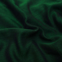 Green With Orange Traditional Narayanpet Cotton Saree with Contrast Border