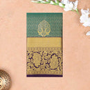 Bottle Green and Purple Art Silk Saree