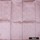 Bright Pink Color Semi Litchi Silk Saree