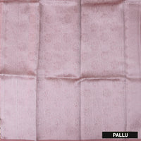 Bright Pink Color Semi Litchi Silk Saree