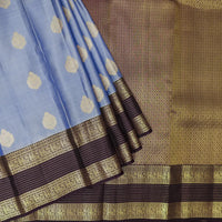 Levender with Dark Purple Soft Silk Saree