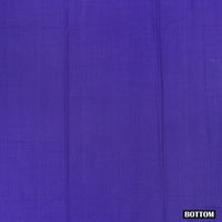 Aque Blue With Deep Purple  Cotton Ladies Chudithar Material