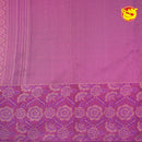 Grey Wedding Silk Saree With Magenta Pallu - Thenianantham