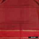 Maroon with Light Green Art Tussar Saree