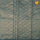 Sky Blue With Light Brown Semi Silk Set Sarees - Thenianantham