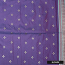Dark Cyan with Purple Soft Silk Saree