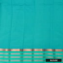 Maroon With Green Silk Cotton Saree