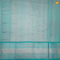 Pastel pink with light blue hamsam silk saree - Thenianantham