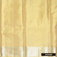 Golden Tissue Wedding Silk Saree