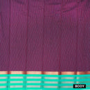 Maroon With Green Silk Cotton Saree