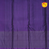 Ice Blue With Dark Purple Soft Silk Saree - Thenianantham