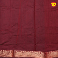 Green With Maroon  Kalyani Cotton Saree