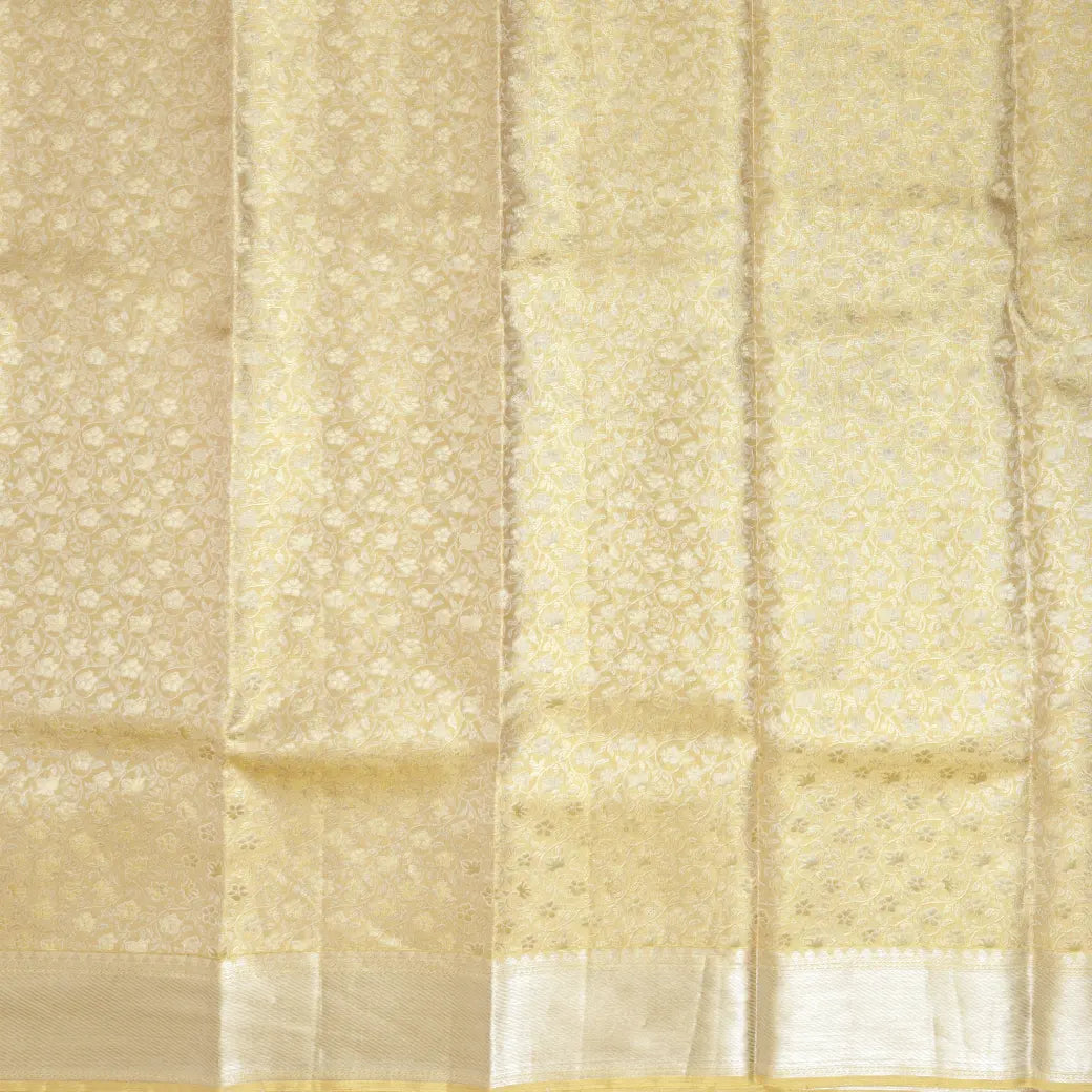 Golden Tissue Wedding Silk Saree