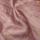 Pastel pink with light blue hamsam silk saree - Thenianantham