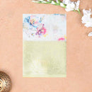 Off White With Pink Floral Design Dola Silk