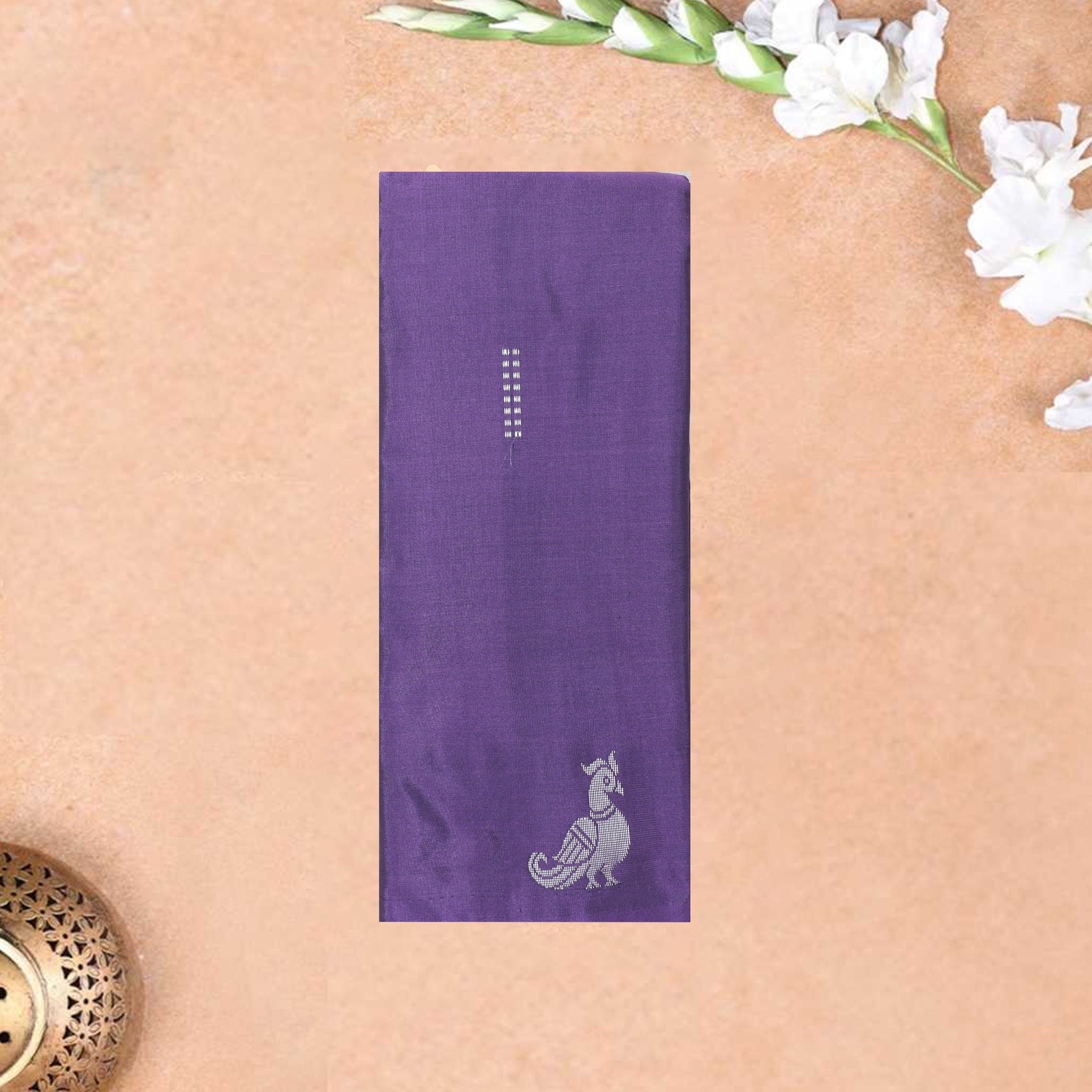 Purple Colour Arani Silk Saree