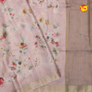 Dusty Pink Raw Silk Saree - Thenianantham