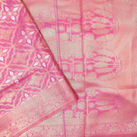 Pink Colour Fancy Weaving Saree