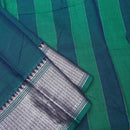 Green Colour Traditional Narayanpet Cotton Saree with Contrast Border