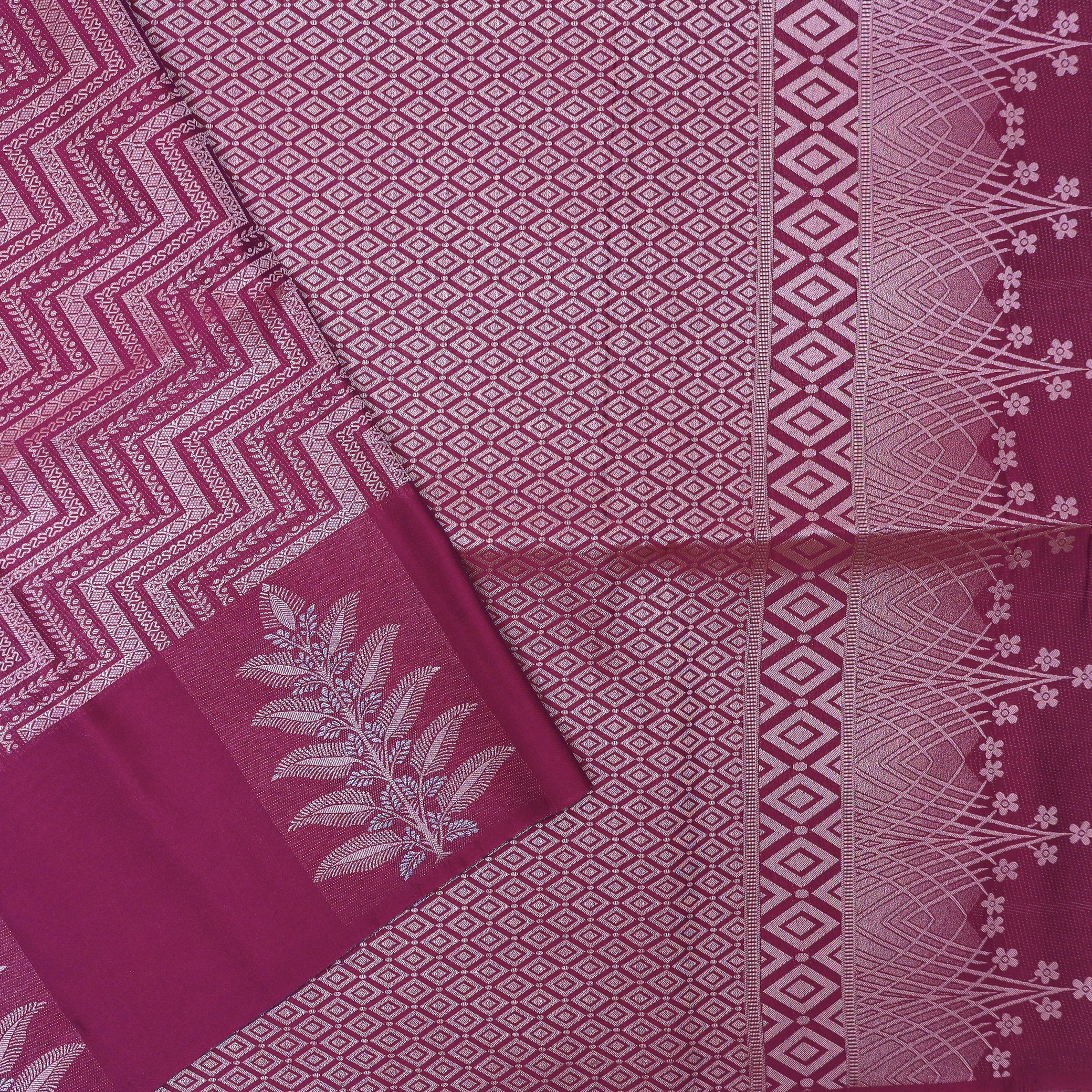 Magenta Soft Silk Saree