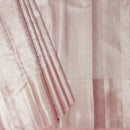 Baby Pink Tissue Wedding Silk Saree