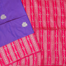 Purple with Red Soft Silk Saree