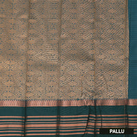 Bright Pink With Green Silk Cotton Saree