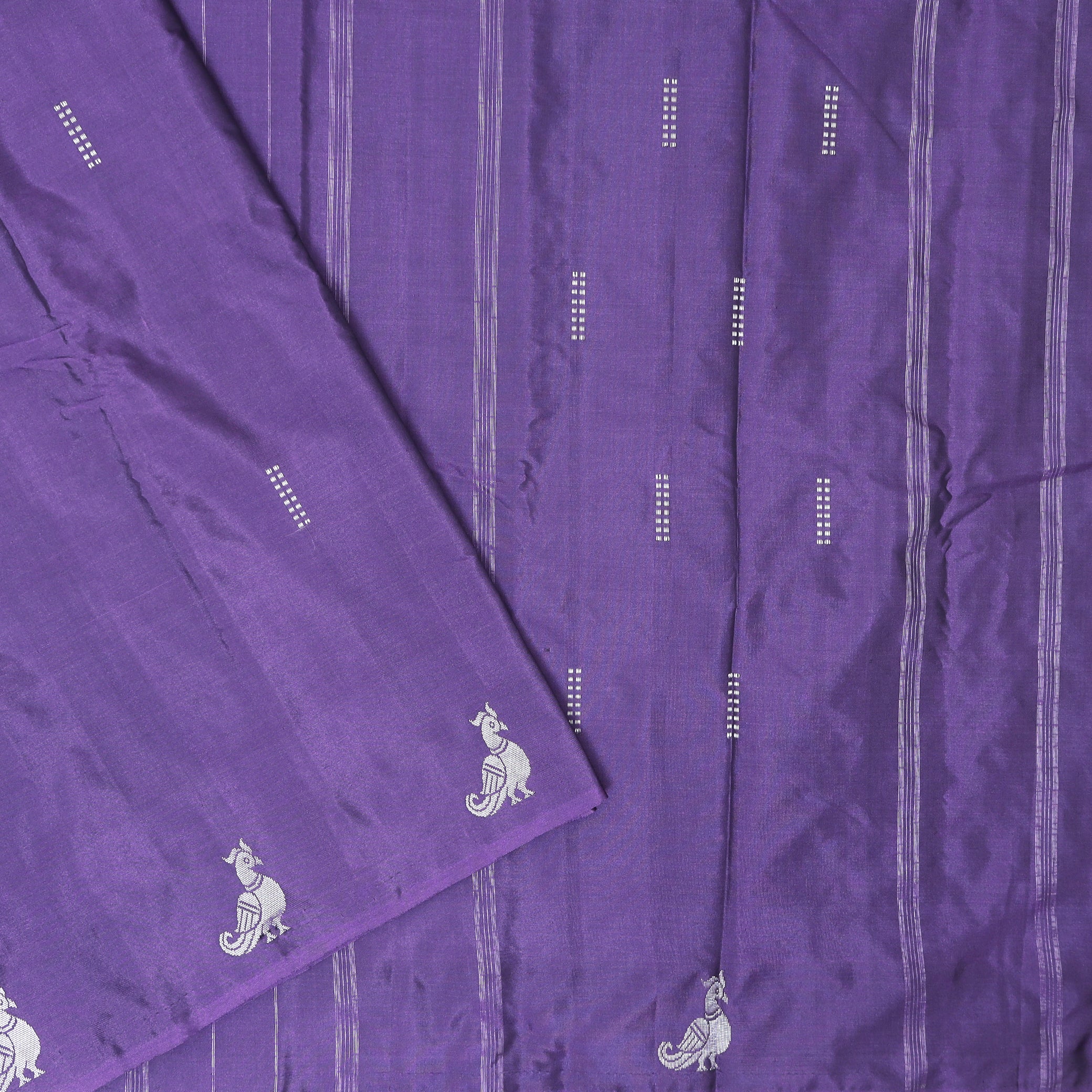Purple Colour Arani Silk Saree
