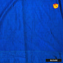 Yellow with Blue Soft Silk Saree - Thenianantham