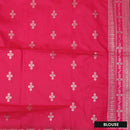 Purple with Red Soft Silk Saree