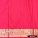 Light Green with Pink Art Silk Saree