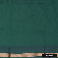 Red  With  Green  Premium Quality Kalyani Cotton Saree  