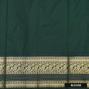 Lavender With dark green Vaira Oosi Silk Saree