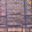 Maroon With Light Steel Blue Kalyani Cotton Saree