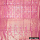 Pink Colour Fancy Weaving Saree