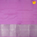 Light Lavender With Silver Zari Soft Silk Saree - Thenianantham