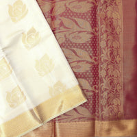 Couple Combo Tissue Silk Set – Men’s Shirt & Dhoti with Matching Women’s Saree With Fawn Gold Colour With Gold  Zari Border