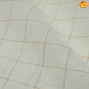 Southloom Exclusive Onam Kasavu Saree With Cheked Pattern (Matching Plain Blouse Included)