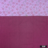 Dark Purple With Lavender Cotton Ladies Chudithar Material